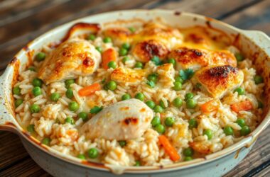 old fashioned chicken and rice casserole