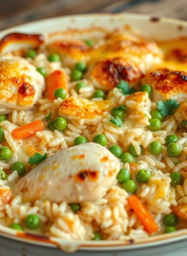 old fashioned chicken and rice casserole