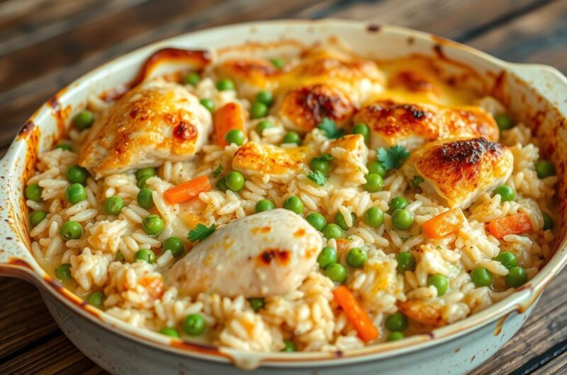 old fashioned chicken and rice casserole