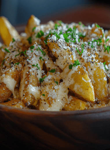 parmesan truffle fries