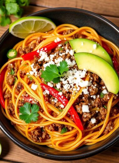 spaghetti mexican recipe