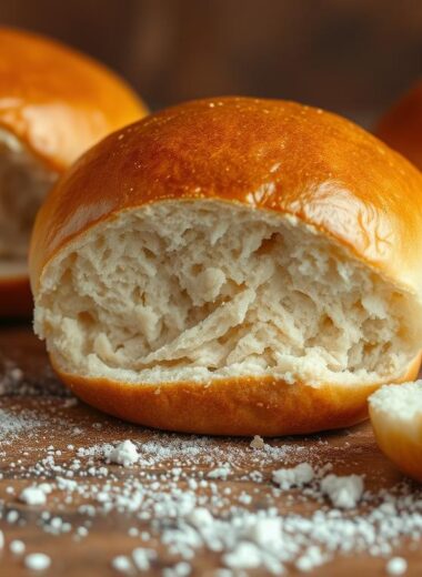 Sourdough hamburger buns