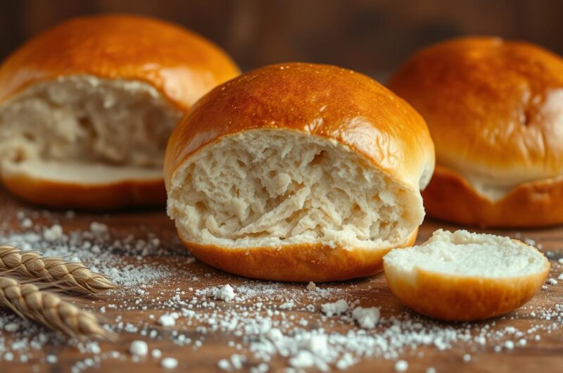Sourdough hamburger buns