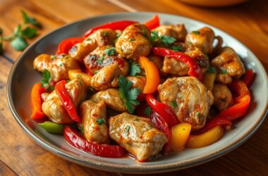 chicken and peppers recipe